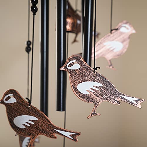Vp Home 32 Inch Soothing Songbirds Wind Chimes Outdoor Garden Decor Gift