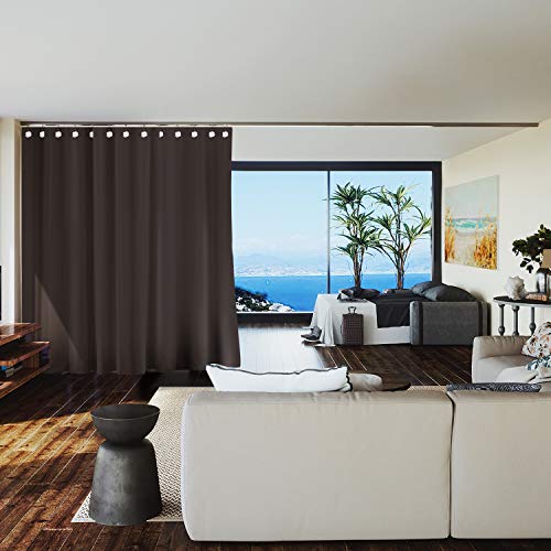 Room Dividers Now Premium Divider Curtain 8ft X 10ft Dark Chocolate