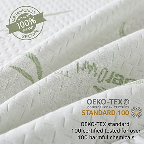 SlumberOwl Premium Bamboo Mattress Protector – 100% Waterproof, Cooling & Ultra Soft Mattress Cover (King)