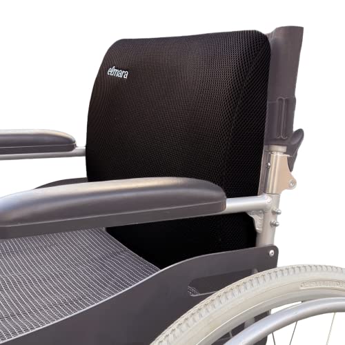 Wheelchair Lumbar Support Pillow for Back Pain Wheelchair Accessories for Adults Gifts for Wheelchair User Black