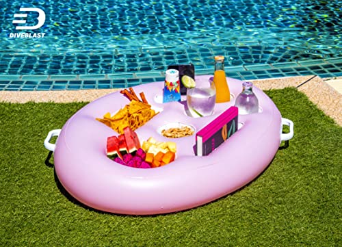 Premium Floating Drink Holder for Pool, Hot Tub Accessories for Adults - Pool Drink Holder Floats, Swimming Pool Accessories for Adults, Drink Floaties for Pool, Pool Drink Floats
