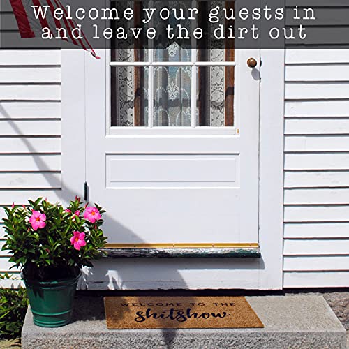 Welcome' Doormat Welcome Mat for Outdoors, Large Front Door Entrance Mat,  30X17