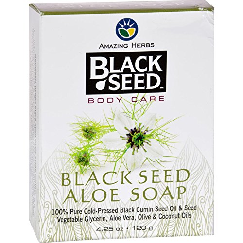 Black Seed Bar Soap Aloe 4.25 Ounce