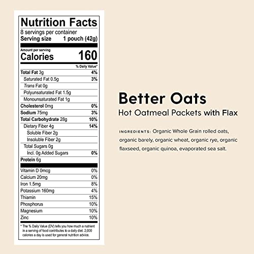 Better Oats Organic Raw Pure & Simple Multigrain Hot Cereal 11.8 Oz