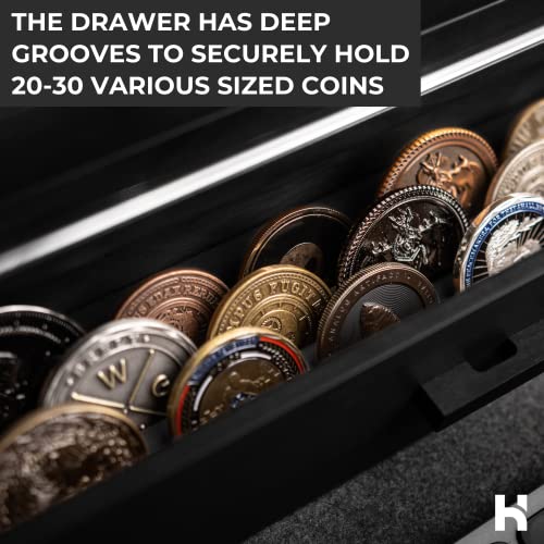 Challenge Coin Case - Five Coin Display