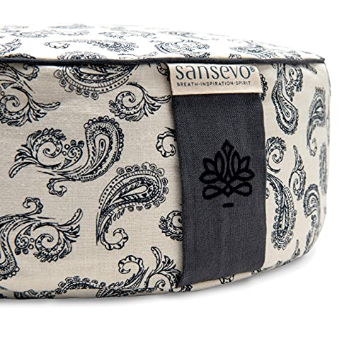 SANSEVO Meditation Cushion Floor Pillow - for Women and Men