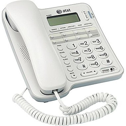 At&t Cl2909 Corded Phone With Speakerphone And Caller Id Call Waiting White