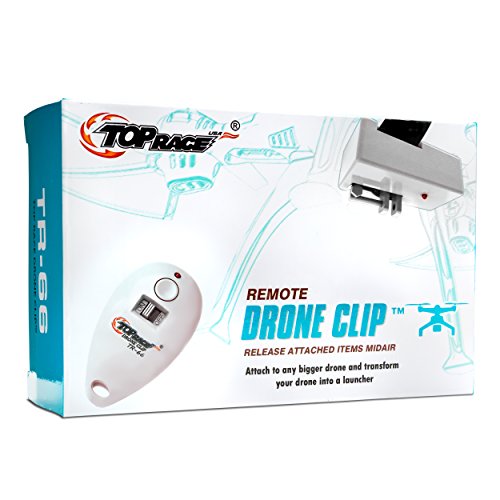 Top Race Drone Clip Remote Control Object Launcher Release and Drop 180 Feet