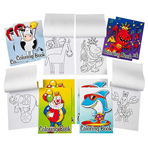 Kicko Mini Coloring Book 12 Assorted Activity Sheets 6 Pages Each Perfect Kids
