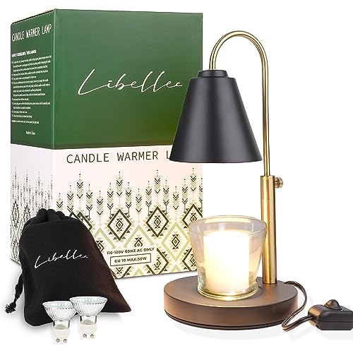 Libellec Premium Dimmable Candle Lamp Warmer for Aroma Candles