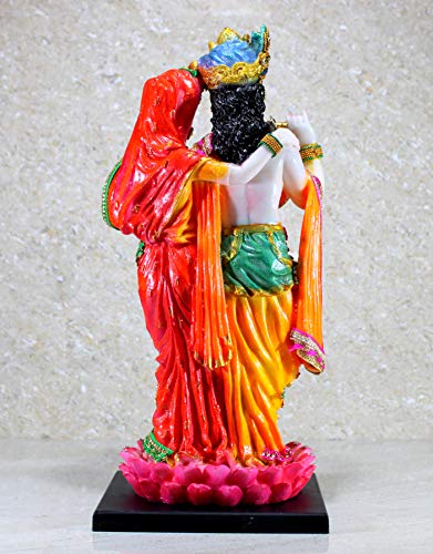 Esplanade Resin Radha Krishna on Sofa Murti Idol Statue Sculpture 16 Inches