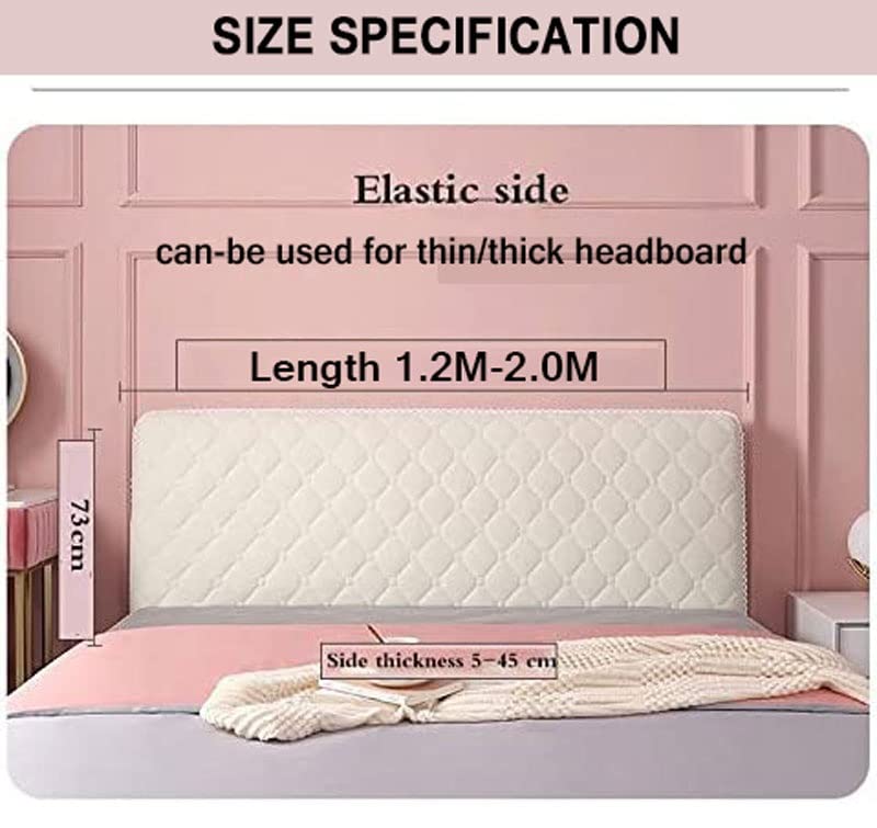 Beituopi Stretch Bed Headboard Cover Double King Size Bed Headboard Slipcover