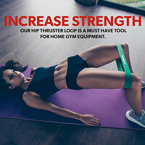 DMoose Fitness Resistance Loop Bands Set 5 Bands Yoga Pilates Strength Training