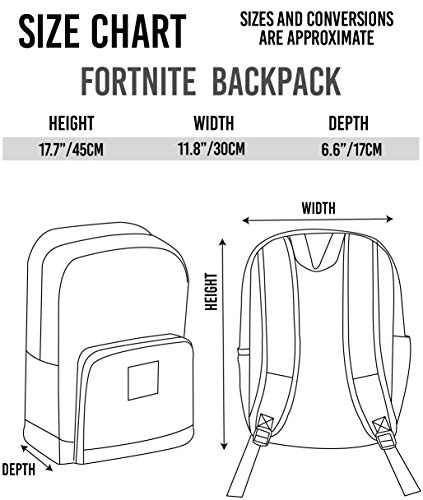 FORTNITE Character Camo Llama All Over Print Black/Khaki Backpack Bag