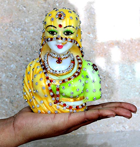eSplanade Resin Bani-Thani Indian Lady Murti/Idol/Statue/Sculpture for Home Decoration and as a Gift (6.5")