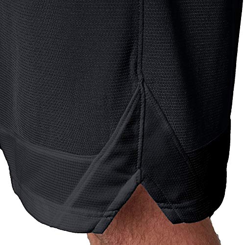 Nike Dri-FIT Icon, Men's basketball shorts, Athletic shorts with side pockets, Black/Black/White, L-T