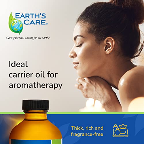 Earth's Care Castor Oil 100% Pure Expeller Pressed 8 Fl Oz