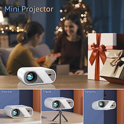 Full HD 1080P Outdoor Movie Projector 9500LM Mini Size Portable Presentations