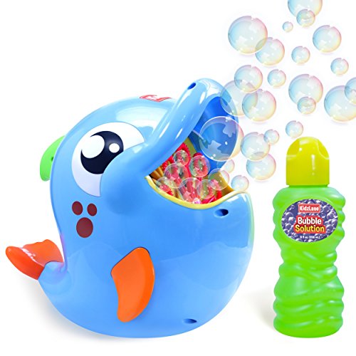 Kidzlane Bubble Machine for Kids |Light Up Bubble Maker for Outdoor and Party Play Multicolor