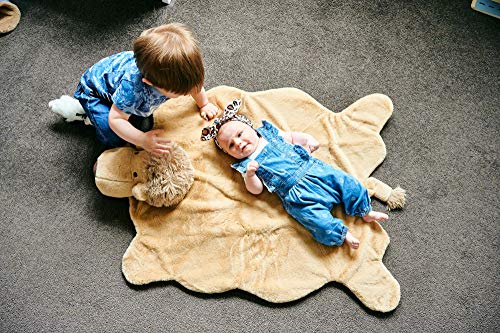 Room & Bloom Baby Rug Lion Kids Baby Mat Tummy Toy Girl