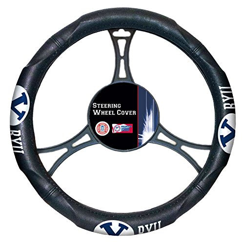 Northwest NCAA BYU Cougars Car Steering Wheel Cover