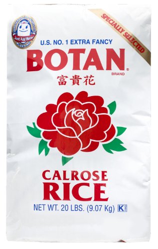 Botan Musenmai Calrose Rice, 20-Pound Bag (51059)