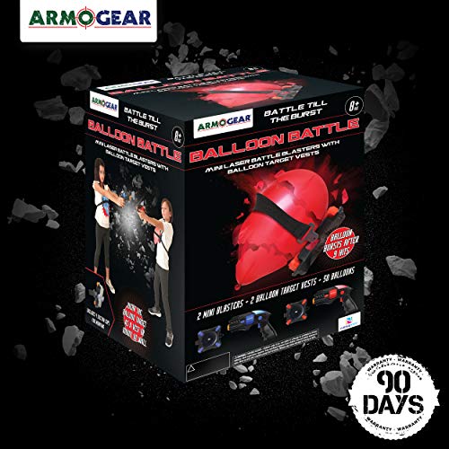 Armogear Laser Tag Shooting Game 2pack Indoor Outdoor Balloon Battle Boys