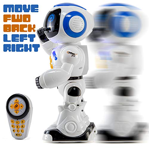 TOP RACE Remote Control RC Robot Toy Walking Talking Dancing Toy