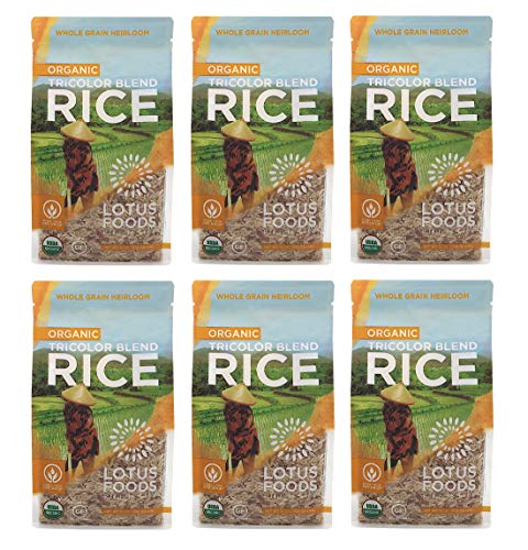 Lotus Foods Tricolor Blend Rice 0.94 Lb Pack of 6