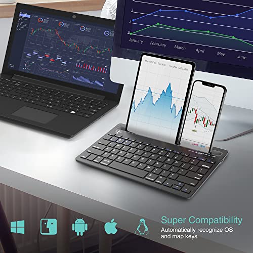 Wireless Multi Device Bluetooth Keyboard by Vortec