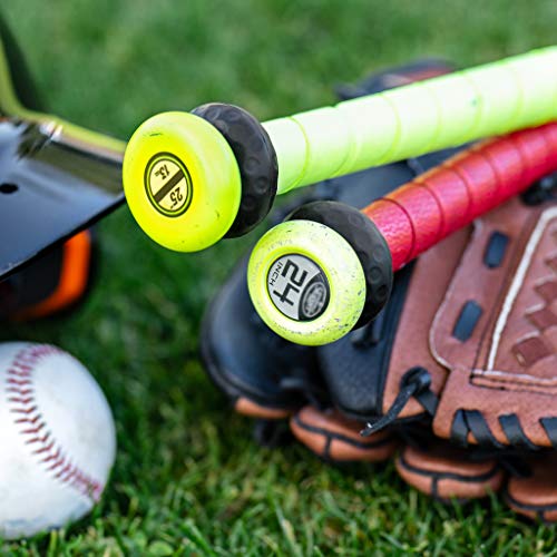 2-Pack of Bat Grip Choke up Rings for Youth Baseball, Tee Ball and Softball - Improve Swing and Increase Control with Your Baseball Bat Choker Produced by Grippi (Black)