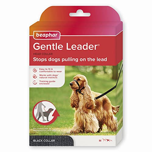 Beaphar Gentle Leader Head Collar for Medium Dogs Stops Pulling on the Lead