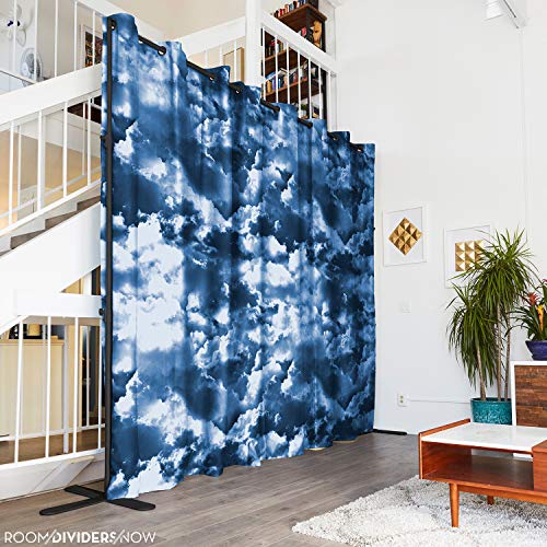 Room/Dividers/Now Premium Room Divider Curtain, 9ft Tall x 5ft Wide (Rolling Clouds) | Premium Curtains for Room Partition, Create Privacy, Blackout, Noise Reduction