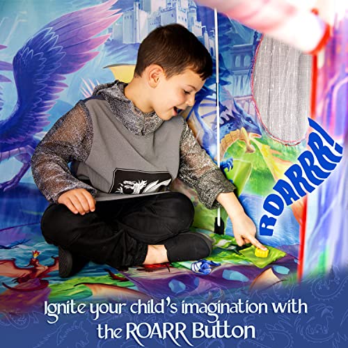 Dragon Hero Kids Tent with Roar Button