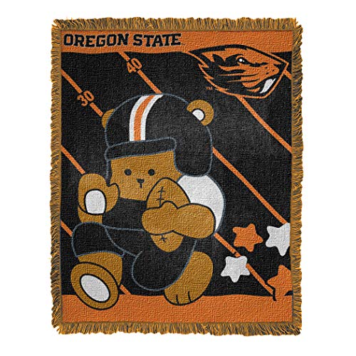 Northwest Officially State Beavers "Fullback" Throw Blanket 36" X 46" Multi Color