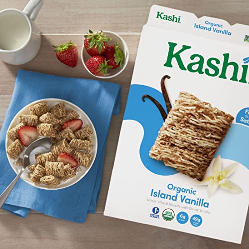 Kashi Island Vanilla Cereal Vegan Organic Fiber 16.3oz Box