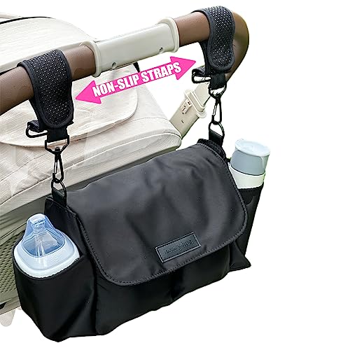 Luxury Little Stroller Organizer With Cup Holder and Water resistant Baby Bob