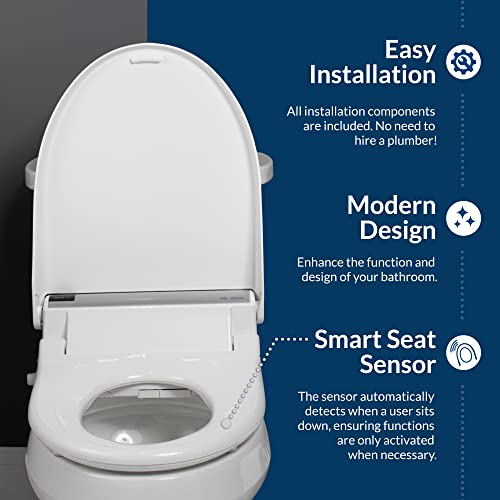 Bio Bidet Bliss Bb2000 Elongated White Smart Toilet Seat W /remote Control