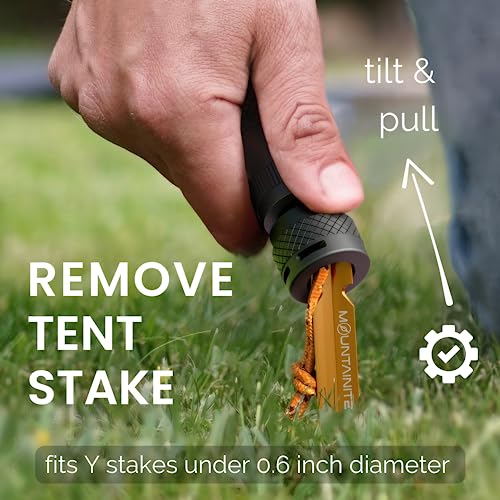 Camp Mate 5 in 1 Camping Tool Tent Stake Inserter Remover Backpacking Trowel