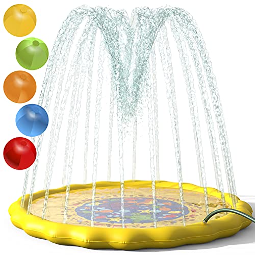 Outdoor Water Sprinkler Splashpad Inflatable Pool Toy for Kids