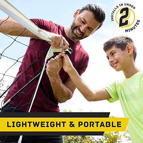 Portable Soccer Goals for Backyard, Lightweight Soccer Net with Carry Bag - Premium Soccer Goal and Soccer Training Equipment (2) 8 x 5 Feet [Single Goal]