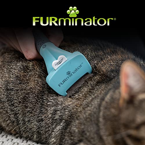 Furminator Undercoat Deshedding Tool for Small Short Hair Cats Under 4.5 Kg