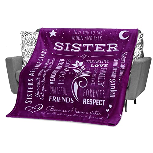 FILO ESTILO Sister Fleece Blanket Package - Three Quality Blankets 320gsm Single Layer Fleece in Grey, Teal & Purple
