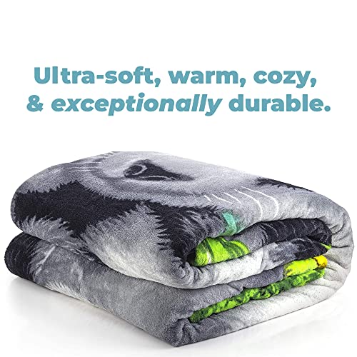 Dawhud Direct Precious Blanket for Bed 75x 90 Queen Size Throw Blanket Precious Pandas