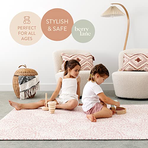 Baby Play Mat for Infants One piece Reversible Foam Floor Mat Large Storm Large