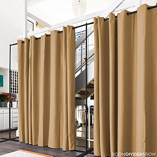 Room Dividers Now Premium Divider Curtain 7ft X 4ft Dusty Gold