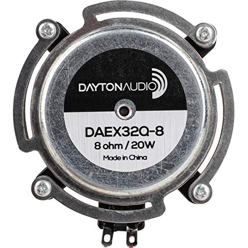 Dayton Audio DAEX32Q-8 Dual Steel Spring Balanced 32mm Exciter 20W 8 Ohm