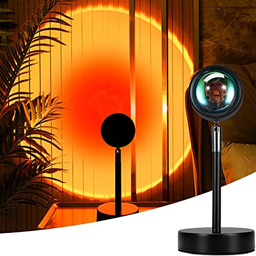 Sunset Projection Lamp 180 Degree Rotation Night Light Projector Sunset Red