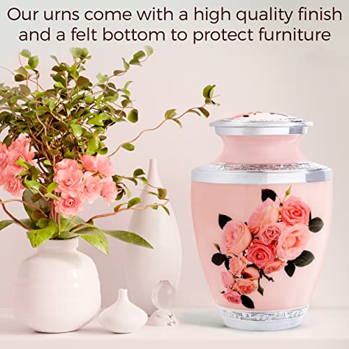 RESTAALL Fianna Rose Aluminum Ashes urn. Cremation Urns