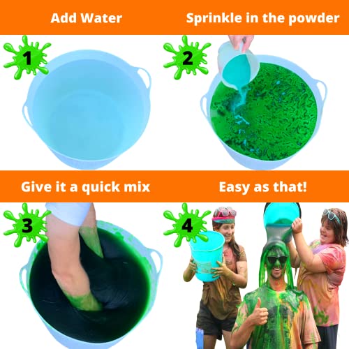 Instant Green Slime Powder Bulk 25 Gallon Kit